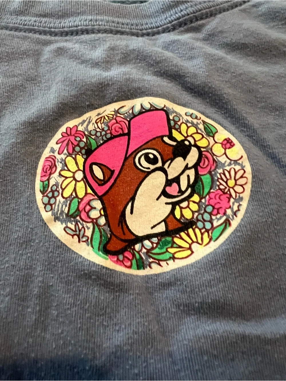 Buc-ees Girls Pink Vintage Truck Floral Home Art Print